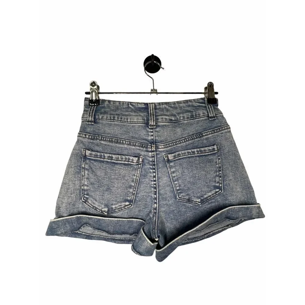 Vanilla Star Denim Mom Shorts